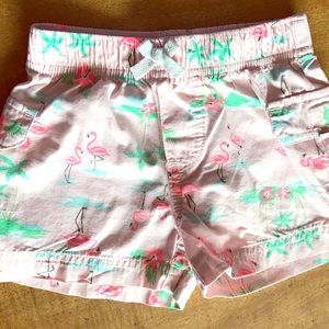 Girls flamingo shorts